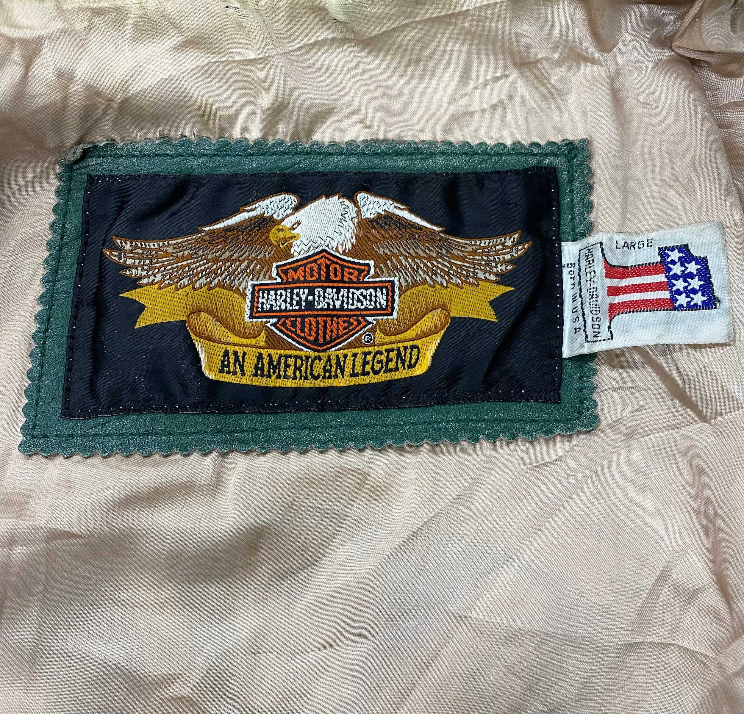 Vintage Harley Davidson Leather Jacket